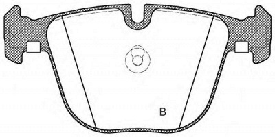 OPEN PARTS bpa089220 -  Комплект тормозных колодок, дисковый тормоз